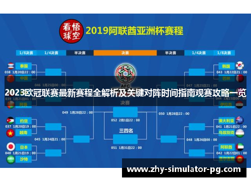2023欧冠联赛最新赛程全解析及关键对阵时间指南观赛攻略一览